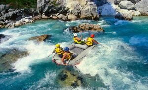Excursions from Baška Voda -  Rafting on Cetina river